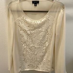 Cream blouse from AB Studio
